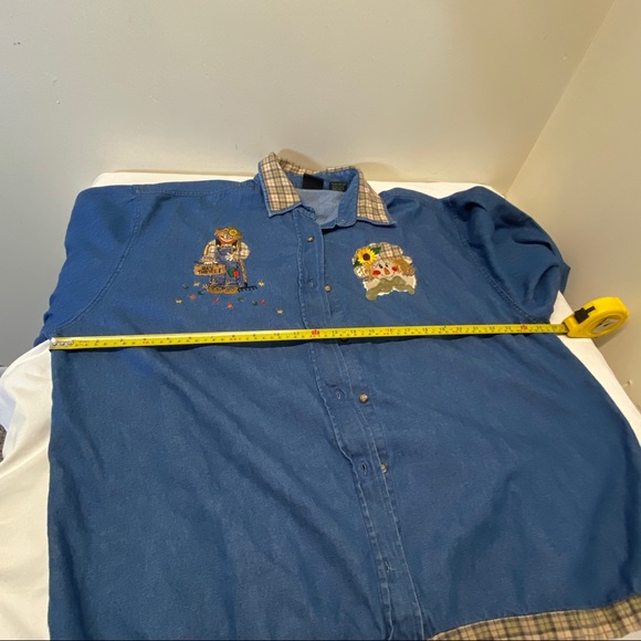 Lighthouse Apparel Vintage Denim Shacket Size XXL - Picture 12 of 15